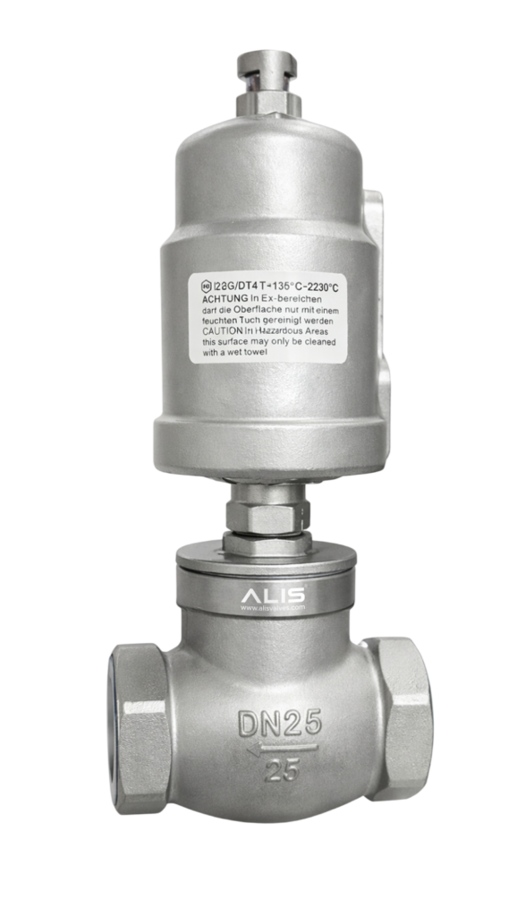 Pneumatic Angle Seat Valve