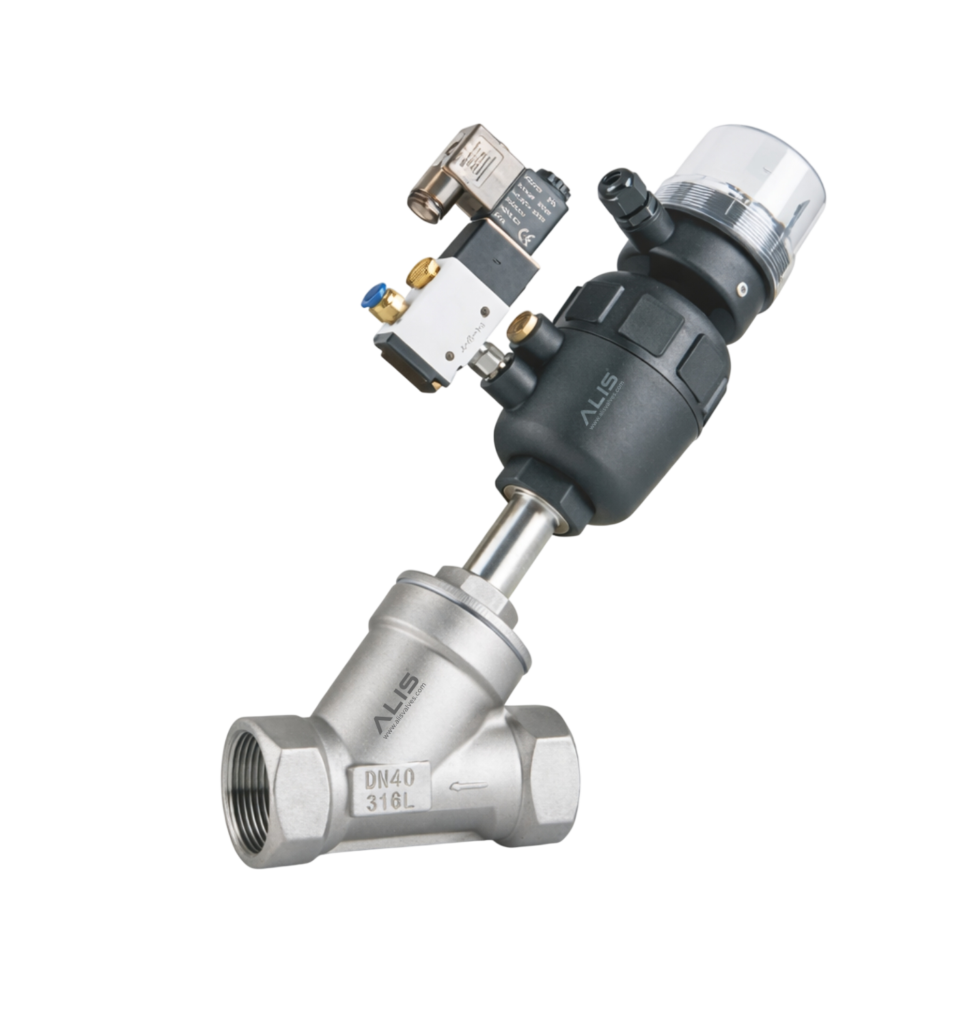 Pneumatic Angle Seat Valve