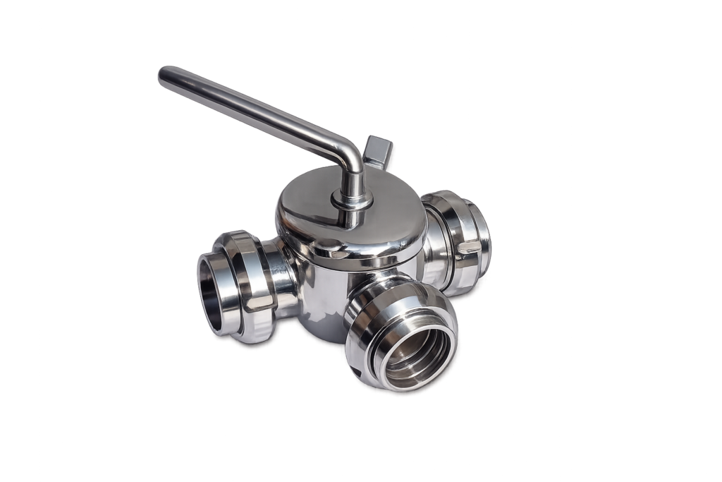 SS 3 Way Ball Valve
