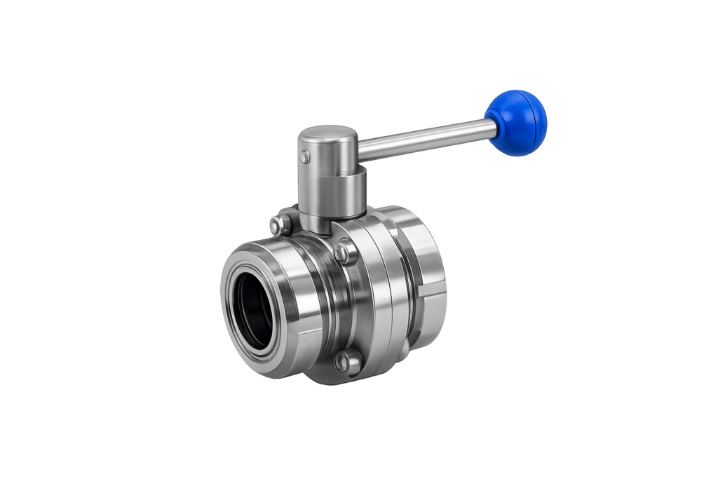 SMS Union Butterfly Valve