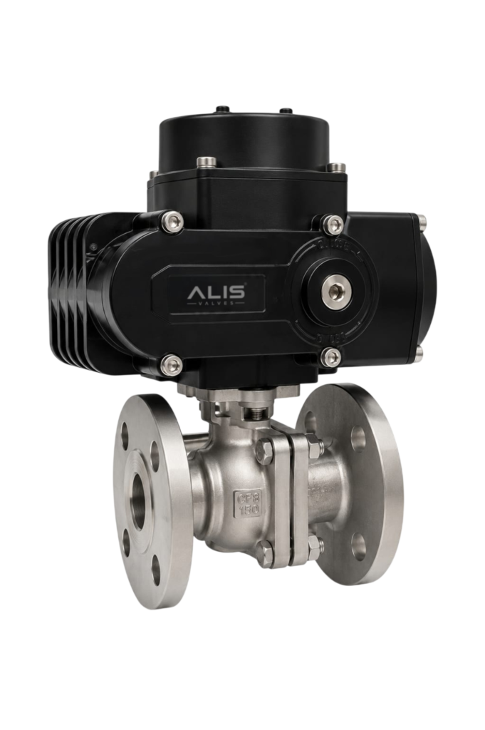 Electric 2 piece Flanged Ball Valve